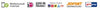 A row of logos including Mobile Payment, Ideal, Boleto, Débito Online, SOFORT Überweisung, and GiroPay.