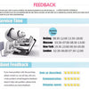 Feedback page showing service times and feedback guidelines for a Montessori Quiet Book for Toddlers with Matching Games