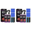 Three bottles of Rayhong High Potency 3-in-1 Nano Ceramic Coating Spray for cars