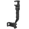 Black 360° rotatable multi-position phone mount for car, desk, and home