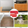A set of two rubber wood grain texture rollers used for DIY wall painting and finishing work.