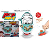 A white Catapult Toilet Launch Game toy featuring a cartoon face and an orange launch mechanism.
