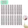 A set of purple needle threaders and seam rippers, including 20 pieces.