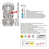 Batteripakke på 3.7V og USB-ladekabel til en fjernstyrt 4WD-stuntbil.