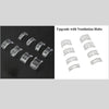 Ajusteur de bague en silicone pour bagues lâches avec options améliorées et trous d'aération