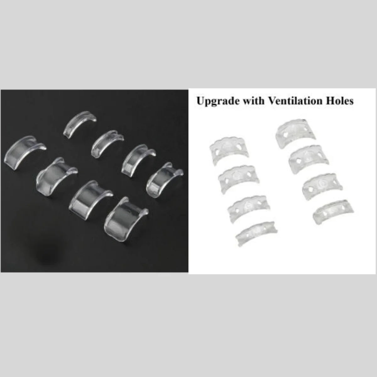 Ajusteur de bague en silicone pour bagues lâches avec options améliorées et trous d'aération