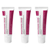 Three tubes of YGHZ brightening cream for skin formulated with Arbutin, Hyaluronic Acid, and Niacinamide.