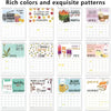 A wall calendar featuring funny sarcastic monthly designs for January through December.