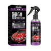 A bottle of Rayhong 3 in 1 High Protection Quick Coating Spray for cars with a black pump dispenser.