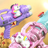 Pink and purple toy dinosaurs and animals used for cute styling and safe material selection