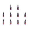 A set of six spray bottles of 3-in-1 Nano Ceramic Coating for cars in various colors.