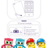 Musical dancing owl and duck toys with lights for kids