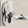 White men's EVA slip-on sandals with cushioned platform sole shown on a white background.