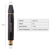 A black and gold adjustable high-pressure garden hose nozzle with a foam dispenser.