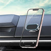 A pink smartphone is mounted on a black car dashboard, displaying the time 2:41.