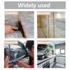 A set of multifunctional tools including a tile gap filling scraper, glass cleaning tool, automotive film remover, and kitche