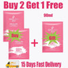 Promotion showing Buy 2 Get 1 Free for a 90ml Solid Color hair treatment mask with 15 days fast delivery.