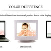 Comparison of color difference between a laptop-led monitor, CRT monitor, and LCD monitor displays.