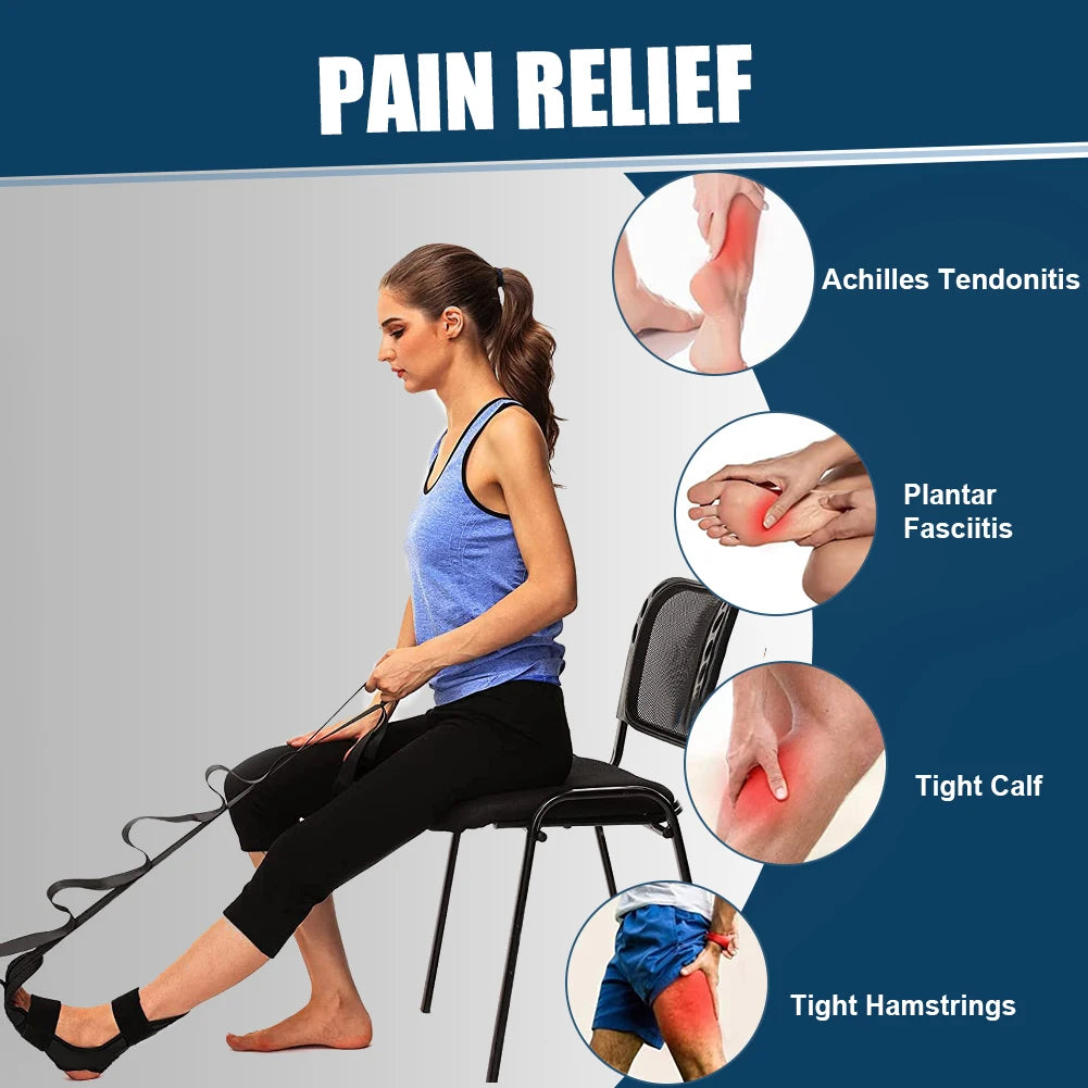 Diagrama de lesiones en pie y pantorrilla: tendinitis de Aquiles, fascitis plantar, pantorrilla tensa y isquiotibiales tensos