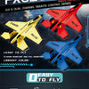 A set of FX620 and SU-35 remote control fighter planes featuring bright colors and built for easy flying.