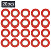 Ensemble de 20 outils rouges pour attacher les plantes avec distributeurs de ruban pour le soutien au jardin.