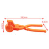 Orange duck-shaped rice mold used for making fun sushi and snowballs
