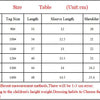 A table showing size measurements for girls cotton lace hem short sleeve tees in various sizes and ages.