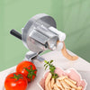 A silver pasta maker machine is shown next to fresh tomatoes and a bowl of homemade pasta.