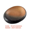 Bol rond en grès cérame avec intérieur brun lisse et brillant et extérieur sombre texturé.