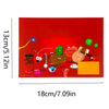 A red card game featuring various colorful, anthropomorphic characters and elements.