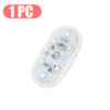 One piece of a rechargeable magnetic touch LED car light with multiple bright LEDs.