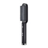 A black 2-in-1 hot and cold air curling and straightening comb with negative ions.