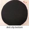 Black anti slip bottom foot warmer with a pink trim
