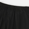 Black women's thermal underwear set with fleece lining shown from the waist down.