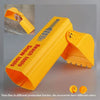 Yellow plastic excavator digging toy shovel set for beach sand and snow