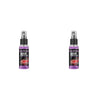 A bottle of 3-in-1 Nano Ceramic Coating Spray for Cars with a black pump and purple liquid.