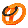 Orange tlf-holder med magnet og svart grep