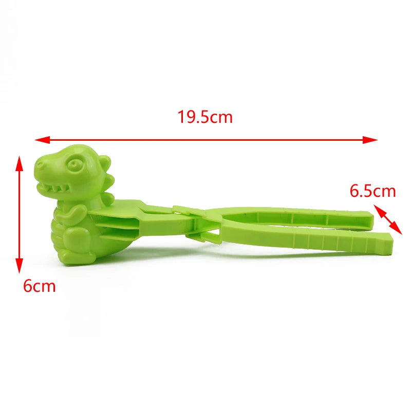 A bright green duck-shaped rice mold used for making fun sushi and snowballs.