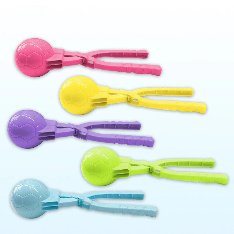 A set of colorful duck-shaped rice molds in pink, yellow, purple, green, and blue for making sushi and snowballs.