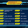 Product parameters display showing details for a flying bear FX620 remote control fighter glider