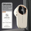 A beige Mini Hairball Trimmer device is shown against a dark background with features listed on the left.