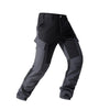 Black men's waterproof insulated fleece pants shown from the side.