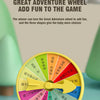 A colorful wheel game called Balanced Tree where a winner can turn the wheel to add fun and choices for a baby.