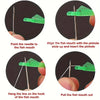 Instructions showing how to use an auto needle threader for sewing machines, including aligning the fish mouth and pulling th