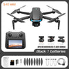 A black S-X1 MAX GPS drone with a gimbal and display remote, shown alongside accessories.