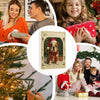 A festive advent calendar featuring a dog theme with acrylic ornaments and a Christmas countdown.