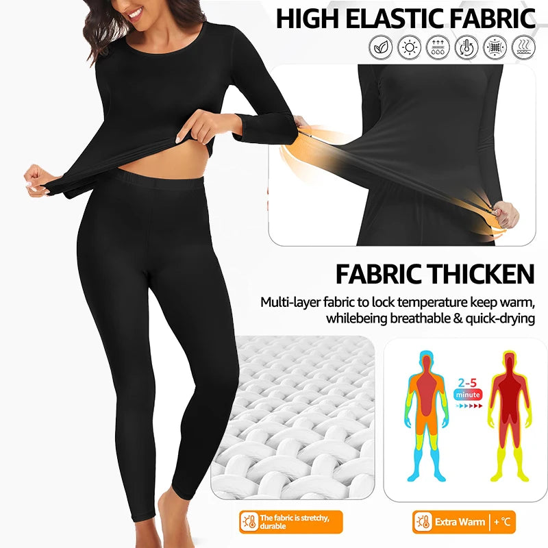 Black high elastic fabric leggings and top set for women with multi-layer fabric features