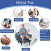 Diagram showing conditions great for sock aid including pregnant women, overweight individuals, seniors, arthritis sufferers,