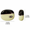 A beige and black rechargeable electric nail clipper and grinder with adjustable 2-speed control.