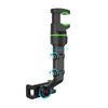 Black 360° rotatable multi-position phone mount for car, desk, and home